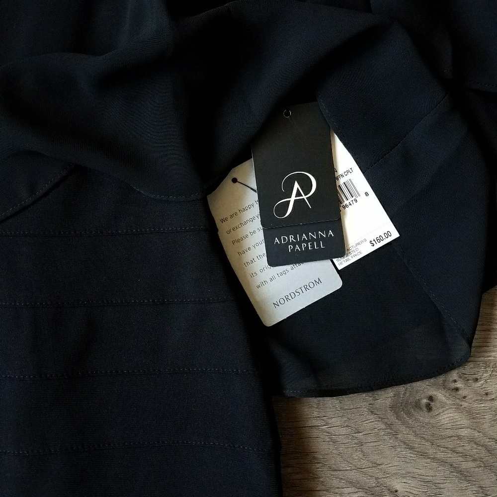 Adrianna Papell Dress with capelet size 4 EUC - Picture 5 of 5